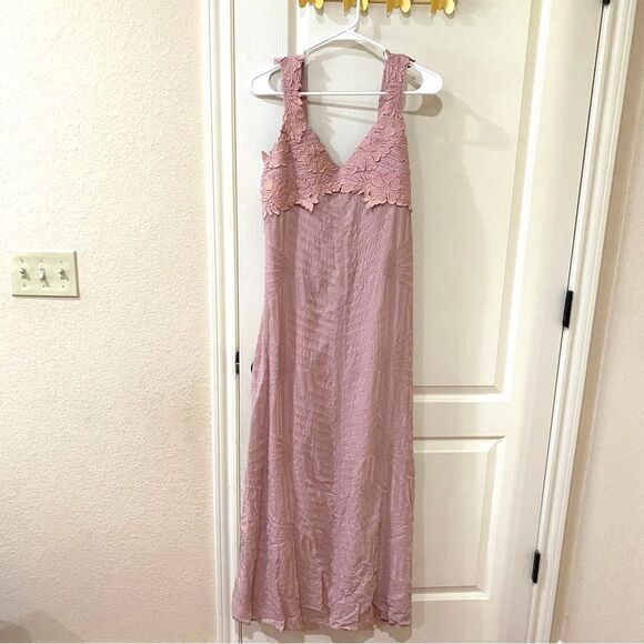 NWOT Free People Coastal Treasures Maxi Dress crochet size Medium - Picture 10 of 10